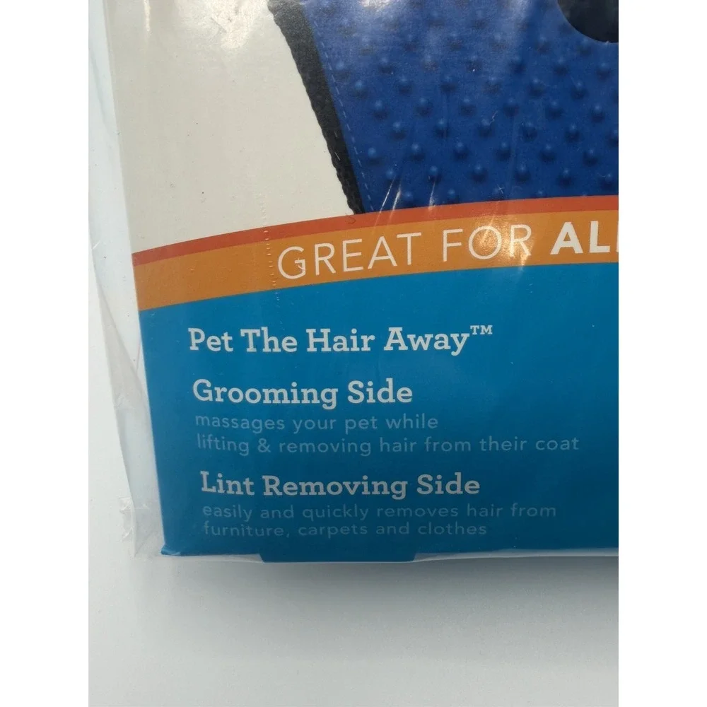 True Touch 2 Sided Deshedding & Hair Removal Glove New